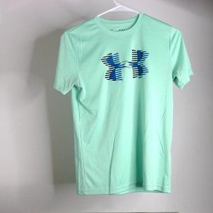 Under armor Heatgear T-Shirt Boys Size YLG/JG/G Green